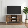 Meuble TV Chêne fumé 102 x 34,5 x 50 cm Bois d'ingénierie 621462621462
