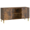 Meuble TV Chêne fumé 102 x 34,5 x 50 cm Bois d'ingénierie 621462621462