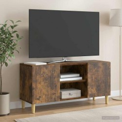 Meuble TV Chêne fumé 102 x 34,5 x 50 cm Bois d'ingénierie 621462621462