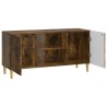 Meuble TV Chêne fumé 102 x 34,5 x 50 cm Bois d'ingénierie 621462621462