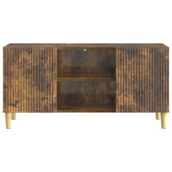 Meuble TV Chêne fumé 102 x 34,5 x 50 cm Bois d'ingénierie 621462621462