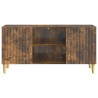 Meuble TV Chêne fumé 102 x 34,5 x 50 cm Bois d'ingénierie 621462621462
