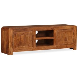 Meuble TV Bois massif avec finition miel 120 x 30 x 40 cm 621465621465