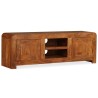 Meuble TV Bois massif avec finition miel 120 x 30 x 40 cm 621465621465