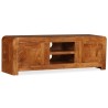 Meuble TV Bois massif avec finition miel 120 x 30 x 40 cm 621465621465