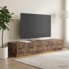 Meuble TV Chêne fumé 147 x 34,5 x 27 cm Bois d'ingénierie 621466621466