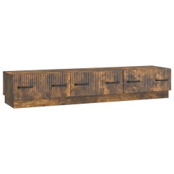 Meuble TV Chêne fumé 147 x 34,5 x 27 cm Bois d'ingénierie 621466621466