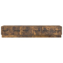 Meuble TV Chêne fumé 147 x 34,5 x 27 cm Bois d'ingénierie 621466621466
