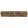 Meuble TV Chêne fumé 147 x 34,5 x 27 cm Bois d'ingénierie 621466621466