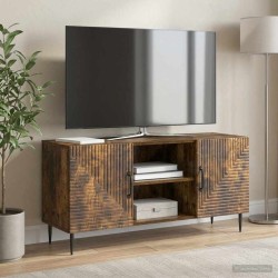 Meuble TV Chêne fumé 102 x 34,5 x 50 cm Bois d'ingénierie 621470621470