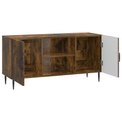 Meuble TV Chêne fumé 102 x 34,5 x 50 cm Bois d'ingénierie 621470621470
