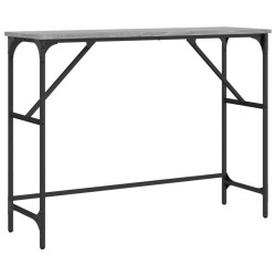 Table console sonoma gris 100x32x75 cm bois d'ingénierie 621471621471