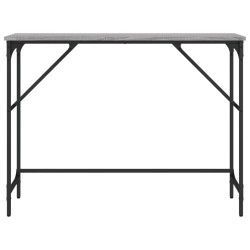 Table console sonoma gris 100x32x75 cm bois d'ingénierie 621471621471