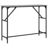 Table console sonoma gris 100x32x75 cm bois d'ingénierie 621471621471