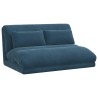 Fauteuil de sol ajustable Bleu Velours 621472621472