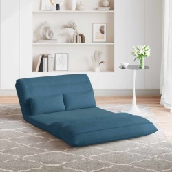 Fauteuil de sol ajustable Bleu Velours 621472621472