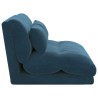 Fauteuil de sol ajustable Bleu Velours 621472621472
