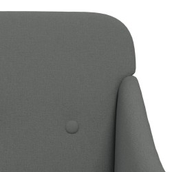 Fauteuil Gris foncé 63x76x80 cm Tissu 621481621481
