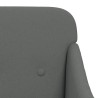 Fauteuil Gris foncé 63x76x80 cm Tissu 621481621481