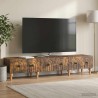Meuble TV Chêne fumé 147 x 34,5 x 30 cm Bois d'ingénierie 621484621484