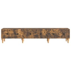 Meuble TV Chêne fumé 147 x 34,5 x 30 cm Bois d'ingénierie 621484621484