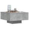 Table basse gris béton 60x60x31,5 cm bois d'ingénierie 621489621489
