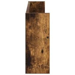 Étagère à magazines avec étagère Chêne fumé 80 x 12 x 30 cm 621497621497