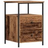 Table de chevet vieux bois 34x35,5x50 cm bois d’ingénierie 621501621501