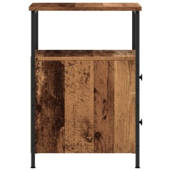 Table de chevet vieux bois 34x35,5x50 cm bois d’ingénierie 621501621501