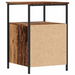 Table de chevet vieux bois 34x35,5x50 cm bois d’ingénierie 621501621501