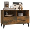 Meuble TV Chêne fumé 80x36x50 cm Bois d'ingénierie 621502621502
