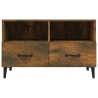Meuble TV Chêne fumé 80x36x50 cm Bois d'ingénierie 621502621502