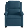 Fauteuil inclinable bleu velours 621504621504