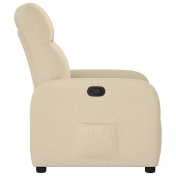Fauteuil inclinable Crème Tissu 621505621505