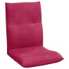 Fauteuil de sol ajustable Bordeaux Velours 621507621507