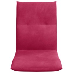 Fauteuil de sol ajustable Bordeaux Velours 621507621507