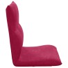 Fauteuil de sol ajustable Bordeaux Velours 621507621507