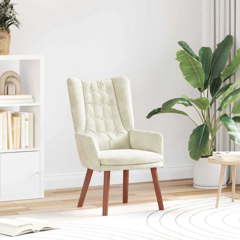fauteuil Crème 63 x 67 x 94 cm Velours 621511621511