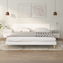Tables de chevet 2 pcs Blanc 40x35x47 cm 621512621512