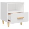 Tables de chevet 2 pcs Blanc 40x35x47 cm 621512621512