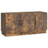 Meuble TV Chêne fumé 99 x 34,5 x 47 cm Bois d'ingénierie 621515621515