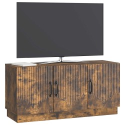 Meuble TV Chêne fumé 99 x 34,5 x 47 cm Bois d'ingénierie 621515621515