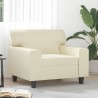 Fauteuil Crème 60 cm Similicuir 621524621524