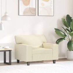 Fauteuil Crème 60 cm Similicuir 621524621524