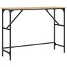 Table console chêne sonoma 100x32x75 cm bois d'ingénierie 621526621526