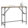 Table console chêne sonoma 100x32x75 cm bois d'ingénierie 621526621526