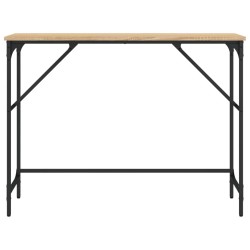 Table console chêne sonoma 100x32x75 cm bois d'ingénierie 621526621526