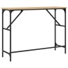 Table console chêne sonoma 100x32x75 cm bois d'ingénierie 621526621526