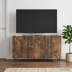 Meuble TV Chêne fumé 99 x 34,5 x 52 cm Bois d'ingénierie 621528621528