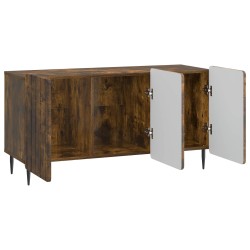 Meuble TV Chêne fumé 99 x 34,5 x 52 cm Bois d'ingénierie 621528621528